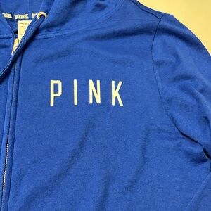PINK Victoria's Secret Royal Blue Hoodie